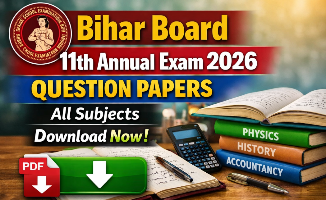 11th Annual Exam All Subjects Question paper